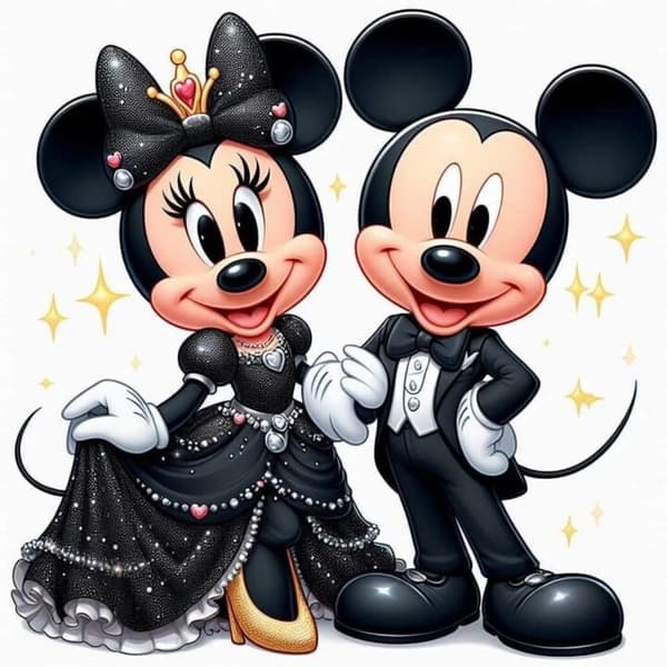 Barnrum Micky Mouse Affisch 30x40 cm