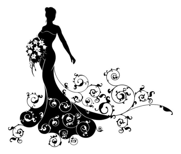 Wedding girl Affisch 30x40 cm