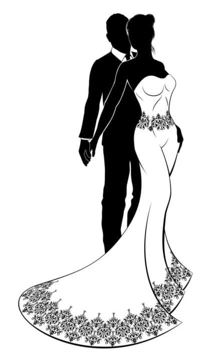 Wedding girl Affisch 30x40 cm