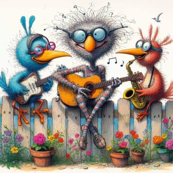 Musik Affisch 50x70 cm