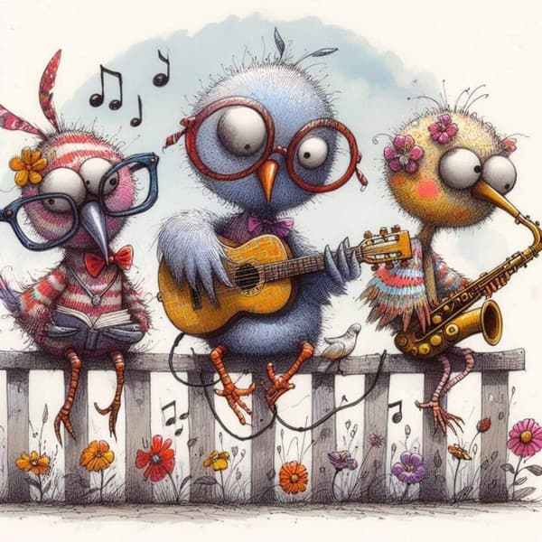 Musik Affisch 30x40 cm