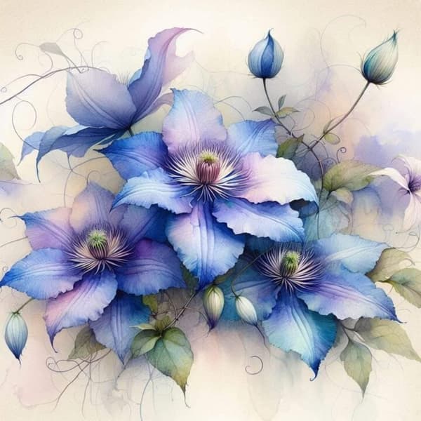 Blomma Affisch 40x50 cm