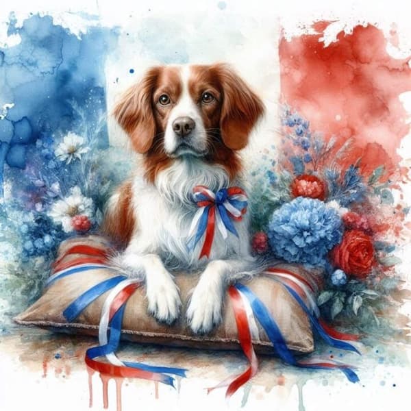 Hund Affisch 40x50 cm