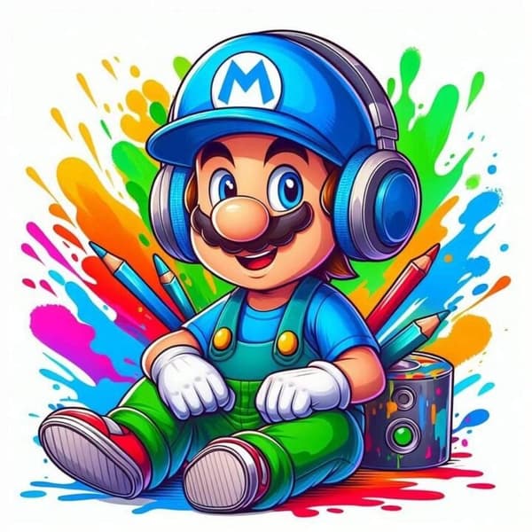 Super Mario Affisch 21x30 cm