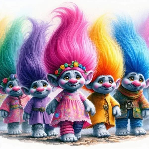 Trolls Affisch 30x40 cm