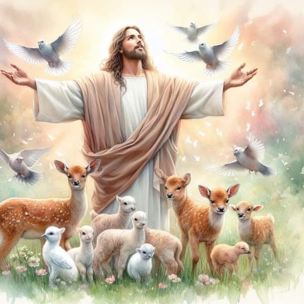 Jesus Affisch 40x50 cm