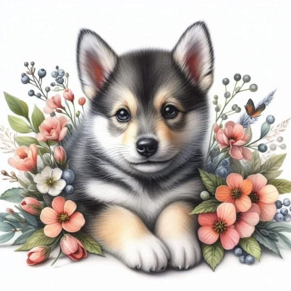 Hund Affisch 21x30 cm