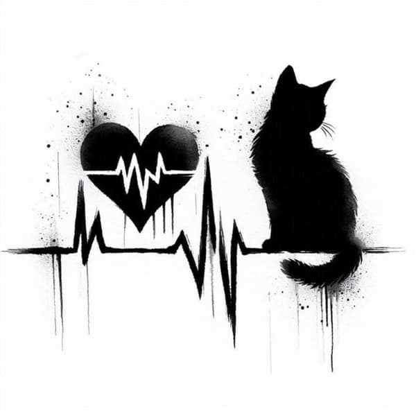 Katt Poster 50x70 cm