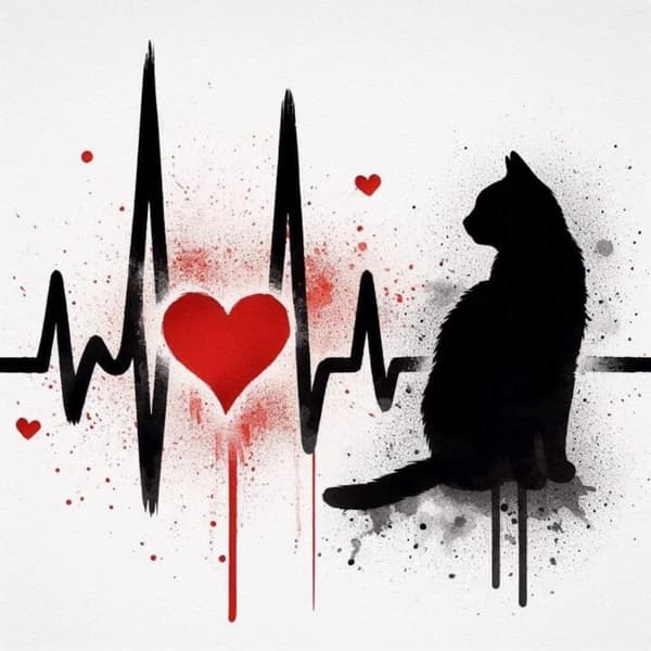 Katt Poster 40x50 cm