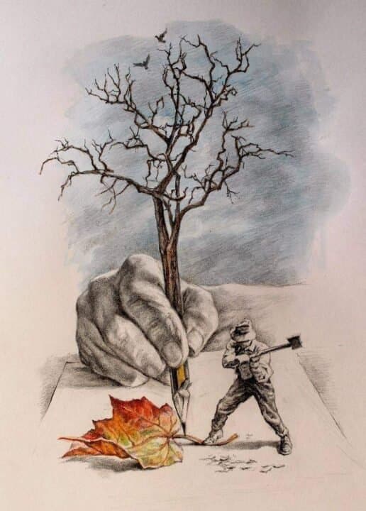 Art Affisch 50x70 cm