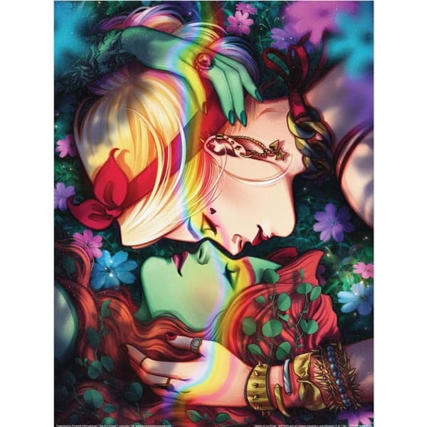 DC Comics Harley & Ivy Pride Paper Print Multicoloured One Size