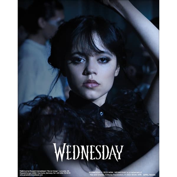 Wednesday Goo Goo Muck 3D Lenticular Poster Black/White 25.5cm x 0.11cm x 20.5cm