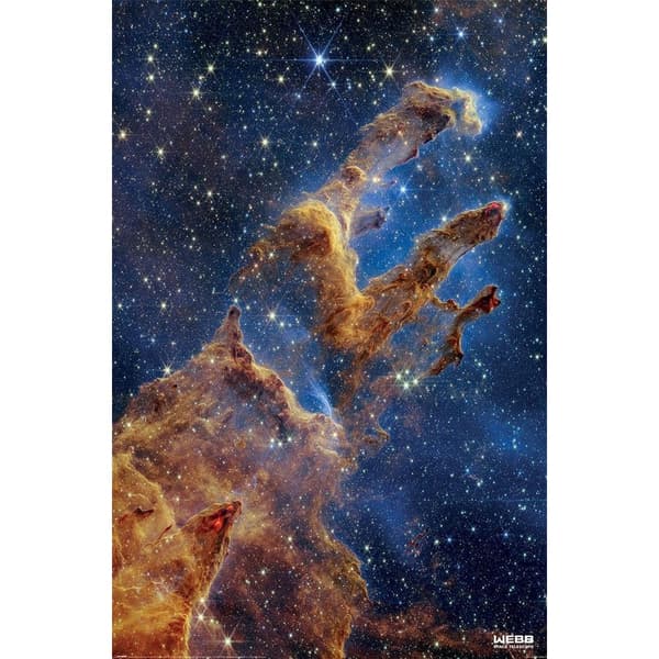 Webb Space Telescope Pillars Of Creation Poster