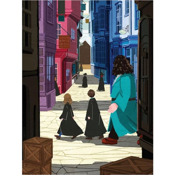 Harry Potter Looking Forward Diagon Alley Paper Print Multicoloured One Size