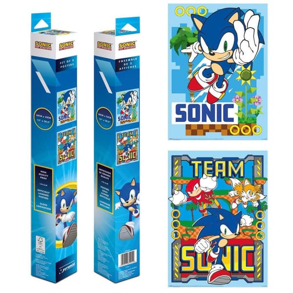 Sonic The Hedgehog Poster (Pack of 2)