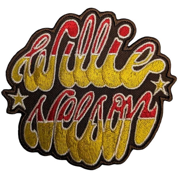 Willie Nelson Standard Woven Patch: Emblem