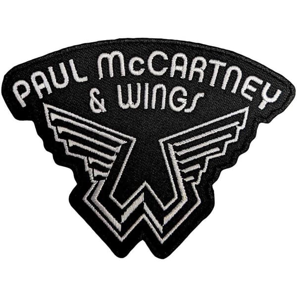 Paul McCartney Standard Woven Patch: Wings Logo