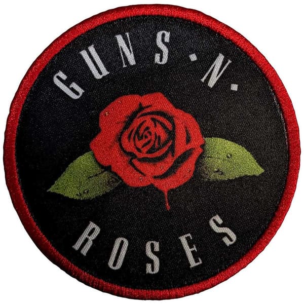 Guns N' Roses Standard Printed Patch: Rose