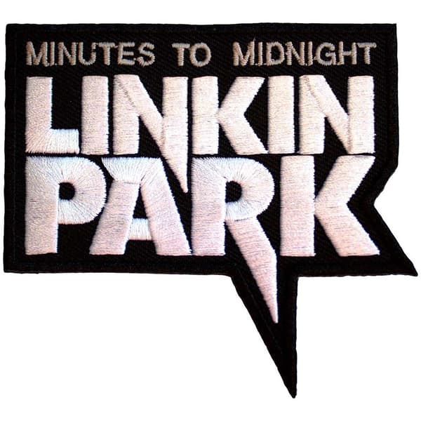 Linkin Park Standard Woven Patch: Minutes To Midnight