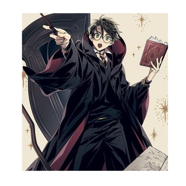 Harry Potter Wizard Dynasty Harry Spells Paper Print
