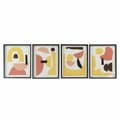 Miniatyrbild 1 av 2: Tavla DKD Home Decor 40 x 2,5 x 50 cm Abstrakt Skandinavisk (4 Delar)