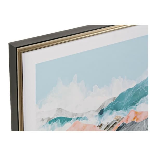 Maleri DKD Home Decor Orientalsk Moutain 70 x 4 x 70 cm (3 Dele)