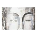 Pikkukuva 3 / 3: Maalaus DKD Home Decor CU-179192 100 x 3,8 x 100 cm Buddha Itämainen (2 osaa)