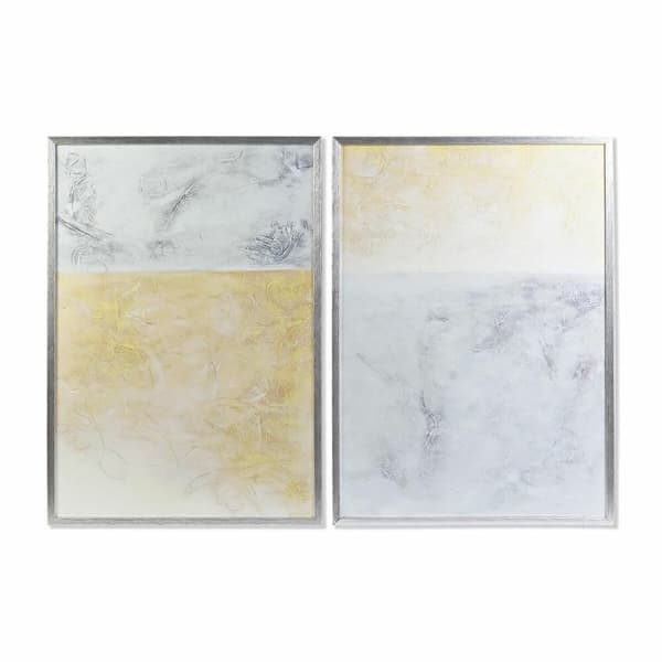 Tavla DKD Home Decor Abstrakt 70 x 3 x 100 cm (2 antal)