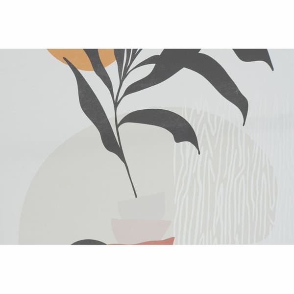 Maleri DKD Home Decor Blad af en plante (40 x 2,8 x 60 cm)