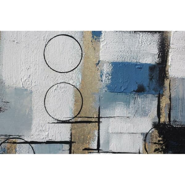 Maleri DKD Home Decor Abstrakt Moderne 100 x 2,8 x 100 cm (2 enheder)