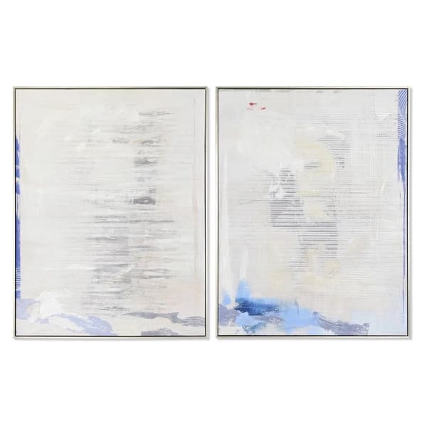 Maleri DKD Home Decor Abstrakt 60 x 3 x 80 cm Urban (2 enheder)