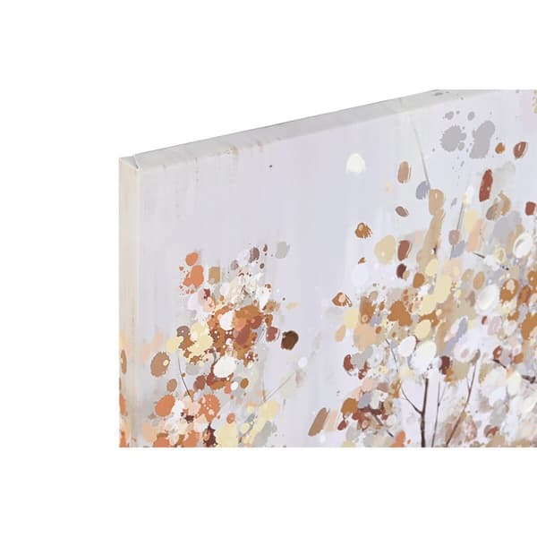 Lærred DKD Home Decor Træer Traditionel 90 x 2 x 90 cm (2 enheder)