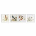 Pikkukuva 1 / 3: Maalaus DKD Home Decor Lintu Shabby Chic 60 x 2,5 x 60 cm (4 osaa)