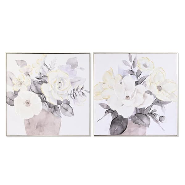 Maalaus DKD Home Decor Perinteinen Maljakko 80 x 3,5 x 80 cm (2 osaa)