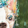 Miniatyrbild 4 av 4: Tavla DKD Home Decor 90 x 3,7 x 90 cm Hund Modern (2 antal)