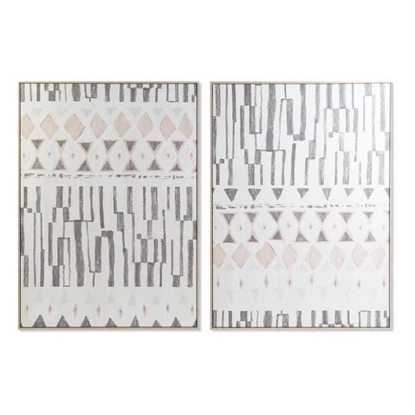 Maalaus DKD Home Decor 100 x 4 x 140 cm Boho (2 osaa)