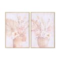 Pikkukuva 1 / 3: Maalaus DKD Home Decor 60 x 3,5 x 90 cm Maljakko Skandinaavinen (2 osaa)