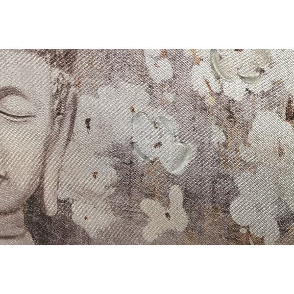 Maleri Home ESPRIT Buddha Orientalsk 60 x 2,7 x 80 cm (2 enheder)