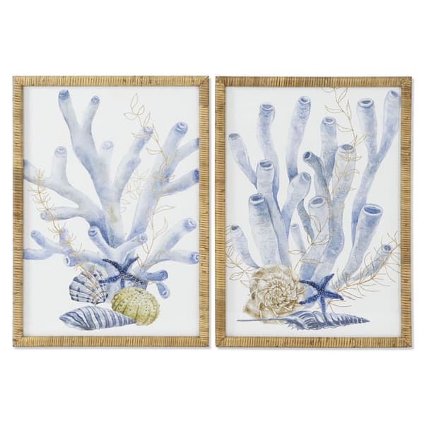 Maalaus Home ESPRIT Välimeren 50 x 2,5 x 70 cm (2 osaa)