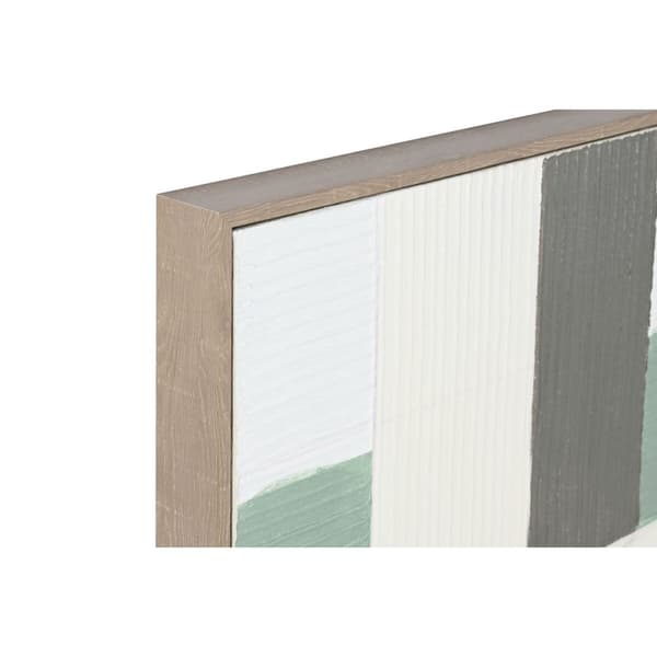 Maalaus Home ESPRIT Abstrakti Kaupunki 82,2 x 4,5 x 102 cm (2 osaa)