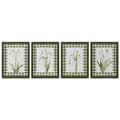 Miniatyrbillede 1 af 4: Maleri Home ESPRIT Grøn Beige Shabby Chic Botaniske planter 30 x 2,5 x 40 cm (4 enheder)