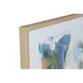 Miniatyrbild 2 av 4: Kanvas Home ESPRIT Blå Rosa polystyren Kanvas Abstrakt Modern 94 x 4 x 123,5 cm (2 antal)