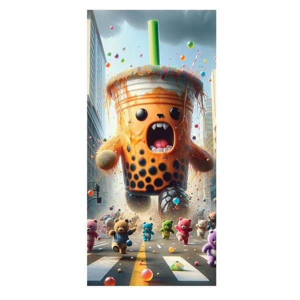 Ada Ingram Kaiju Bubble Tea Print