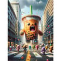 Miniatyrbilde 1 av 2: Ada Ingram Kaiju Bubble Tea Print