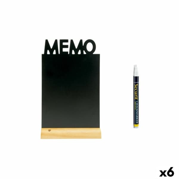 Bræt Securit Memo Med støtte 34,5 x 21 x 6 cm