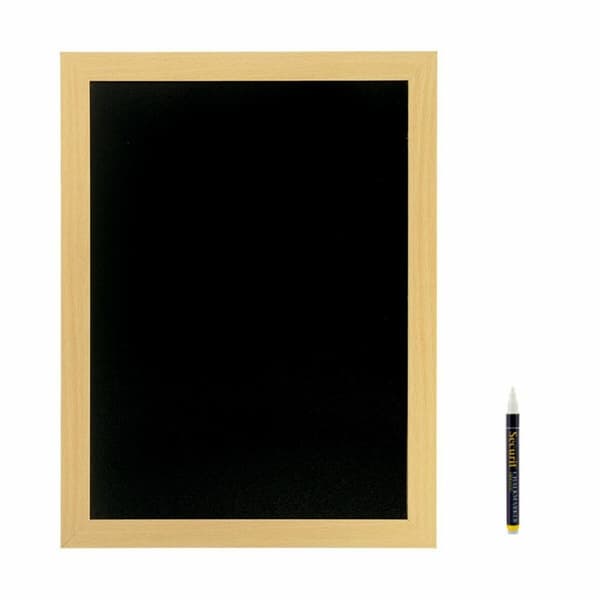 Bræt Securit Woody Teak Væg Natur 40 x 20 cm
