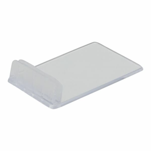 Holder Securit Skilt Gennemsigtig Sæt 1 x 4 cm 10 enheder