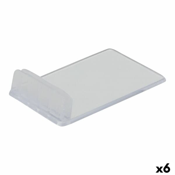 Holder Securit Skilt Gennemsigtig Sæt 1 x 4 cm 10 enheder
