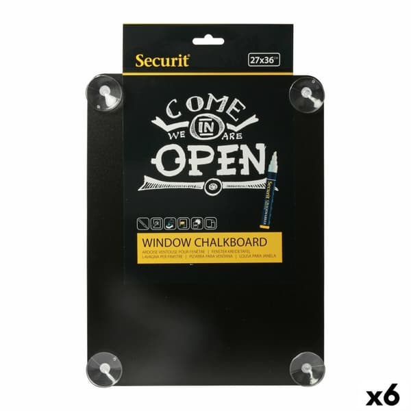 Skiffer Securit Med sugkoppar 35,6 x 27,1 cm Glas
