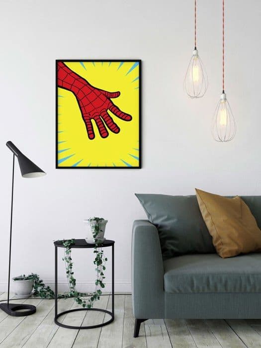 Poster - poster Komar - WB-M-016-30x40h - WTD Marvel PowerUp Spider-Man Handväggbild 30 x 40 cm